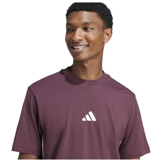 Adidas Ανδρική κοντομάνικη μπλούζα Essentials 3-Stripes Single Jersey Tee